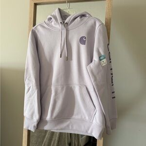 Carhartt Men's Light Purple Hoodie